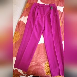 Express Neon Berry Ankle Pants Sz 8